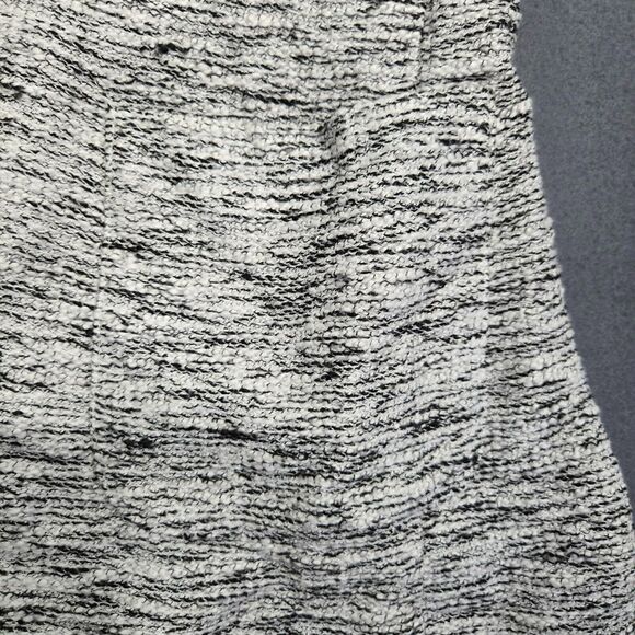 LOFT Women 10 Black Marbled One Button Notched Blazer Jacket - Picture 4 of 10